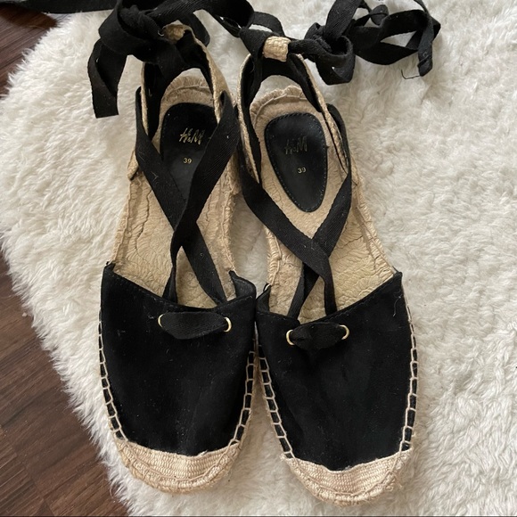 H&M Espadrilles with Lacing in black size US 8 / EUR 39 - Picture 7 of 15